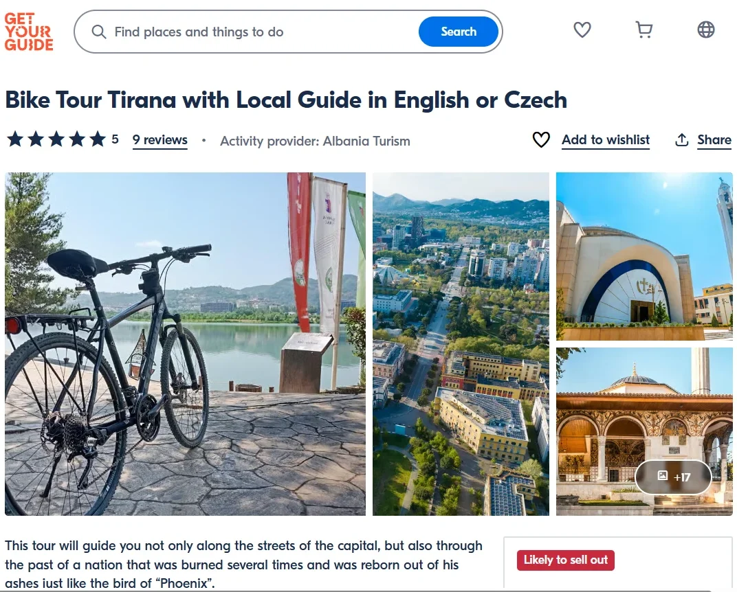 Bike Tour Tirana