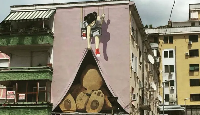 Tirana street art
